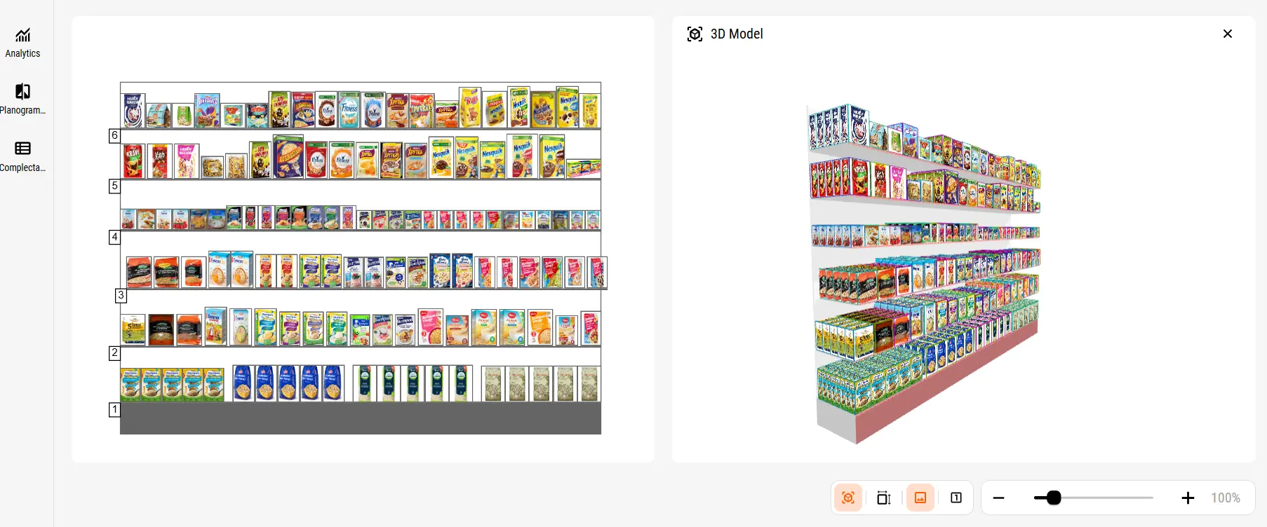 Cereals planogram
